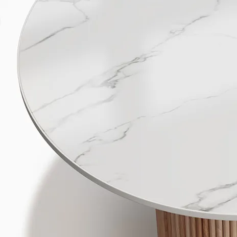 Home Mart Magnus Round Dining Table - Image 6