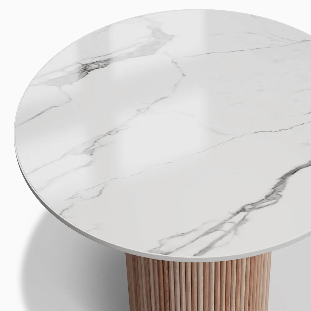 Home Mart Magnus Round Dining Table - Image 7