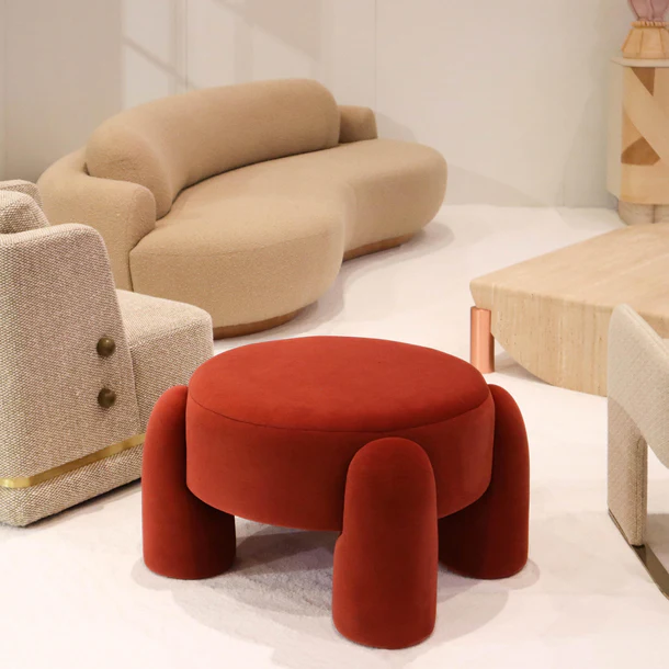 Home Mart Marlon Pouf - Image 2