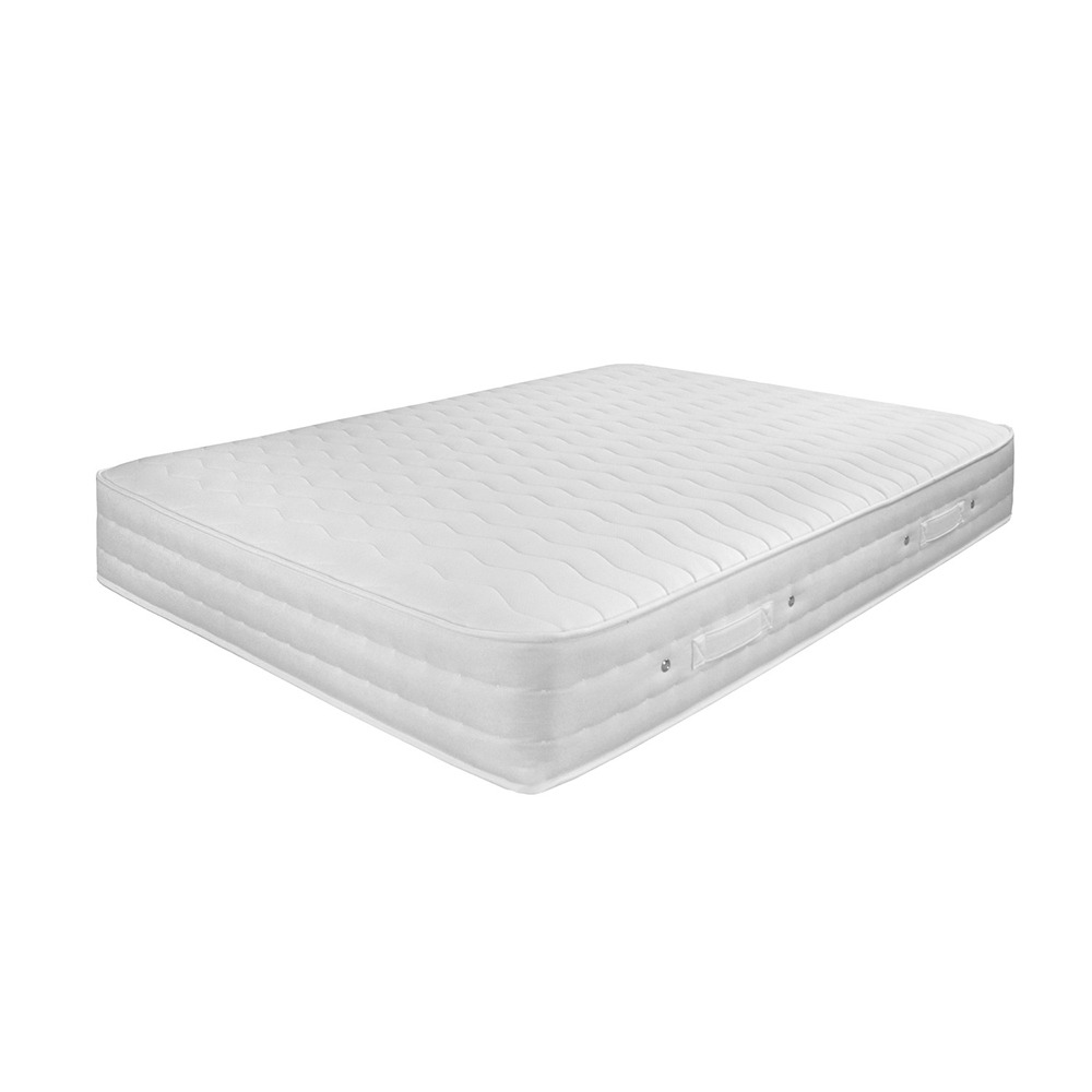 Home Mart Memory Mattress with Grey 2 Drawer Platform Divan Bed - Image 4