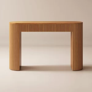 Home Mart Mida Wood Console Table
