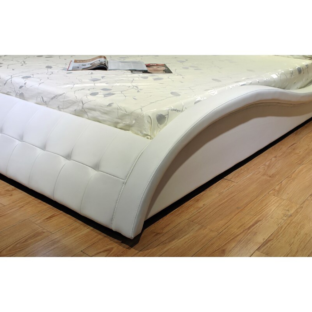 Home Mart Modern Fully Tufted Curved Bed - Image 5