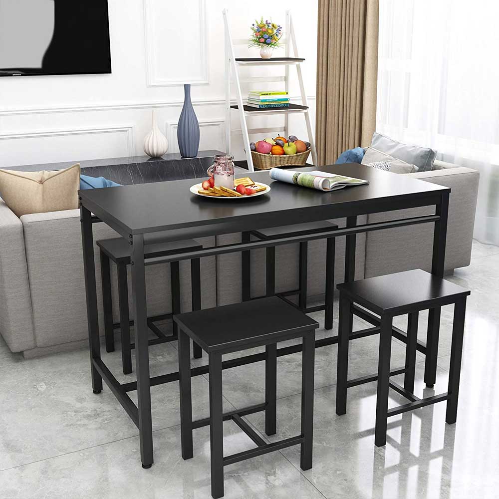 Home Mart Modern Kitchen 5 PCS Dining Table Set