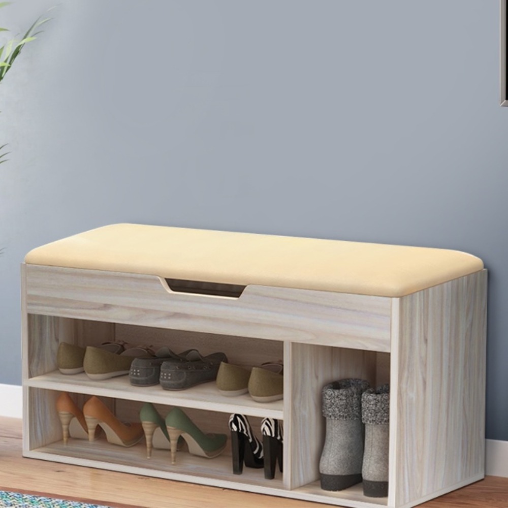 Home Mart Modern Shoe Cabinet Stool