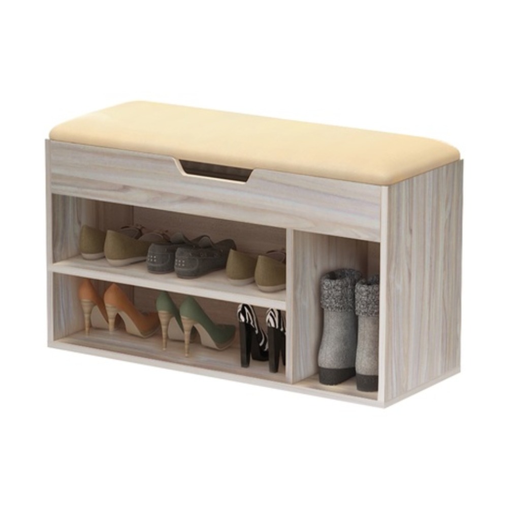 Home Mart Modern Shoe Cabinet Stool - Image 2