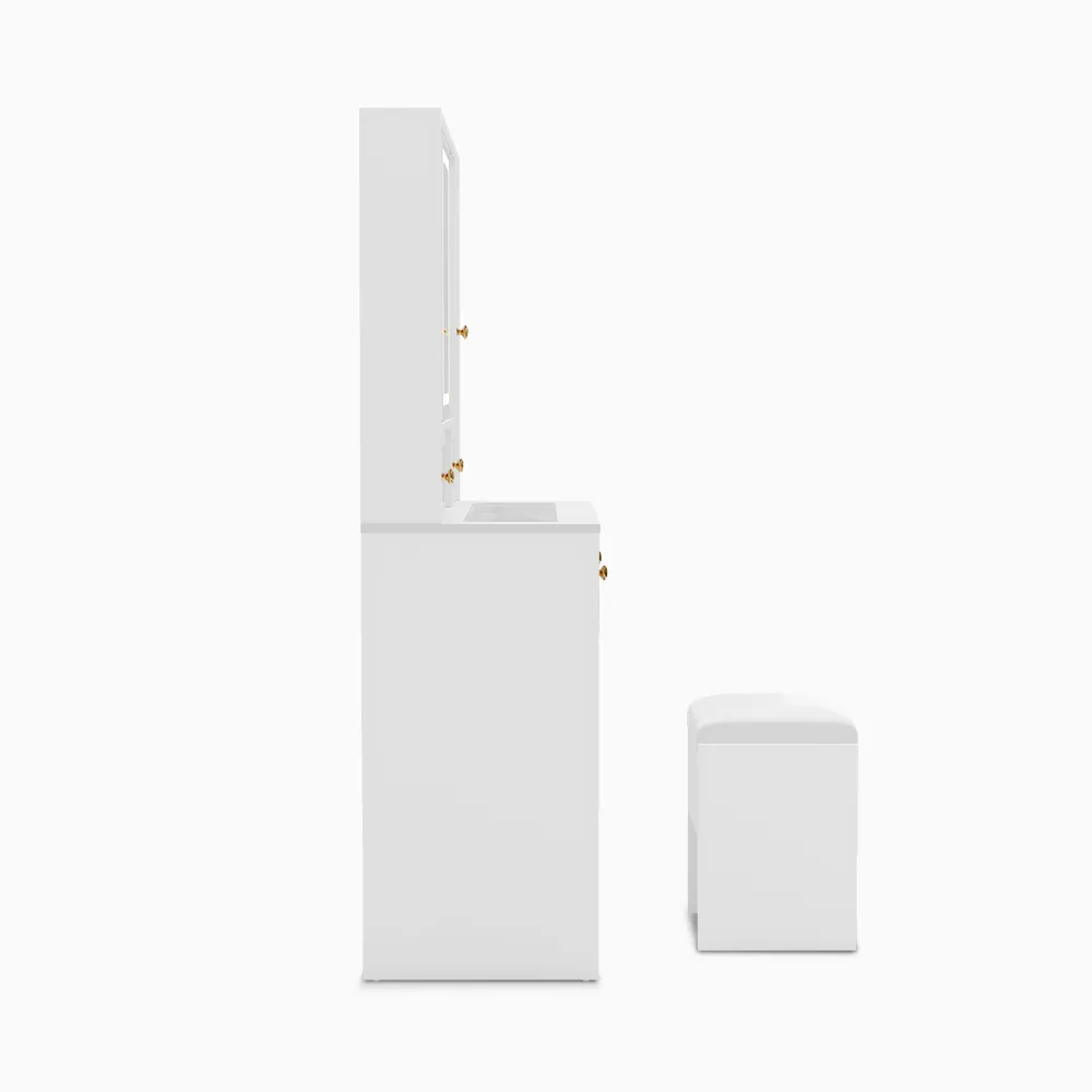 Home Mart Nicholas Makeup Vanity Table - Image 3