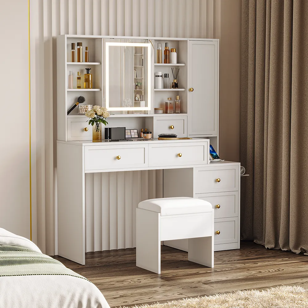 Home Mart Nicholas Makeup Vanity Table - Image 13