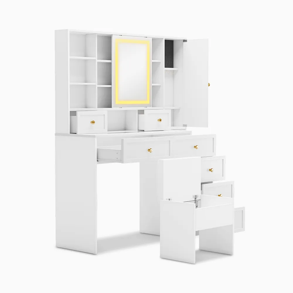 Home Mart Nicholas Makeup Vanity Table - Image 4