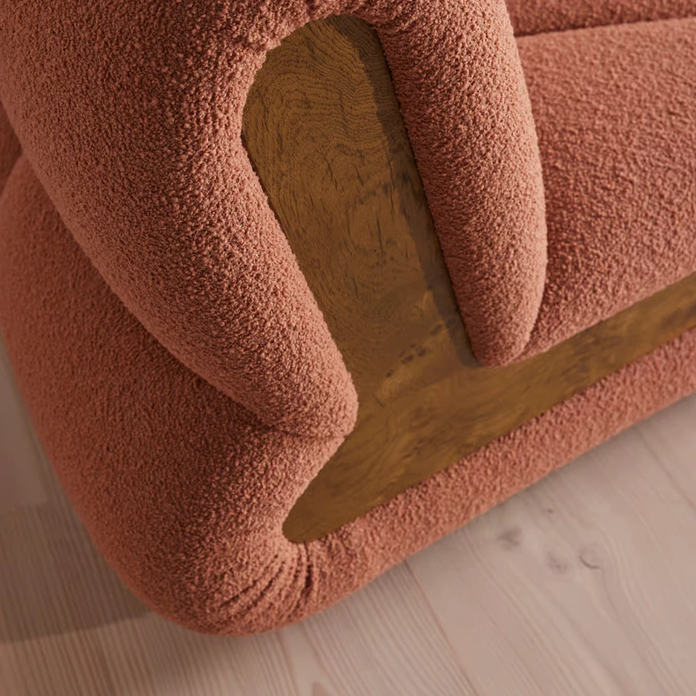 Home Mart Noelle Modular Curved Sofa - Image 2