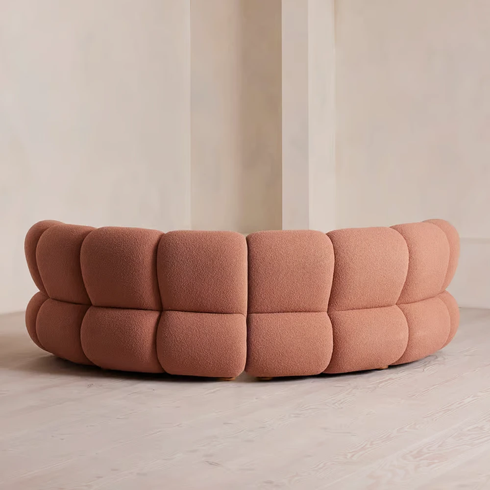 Home Mart Noelle Modular Curved Sofa - Image 4