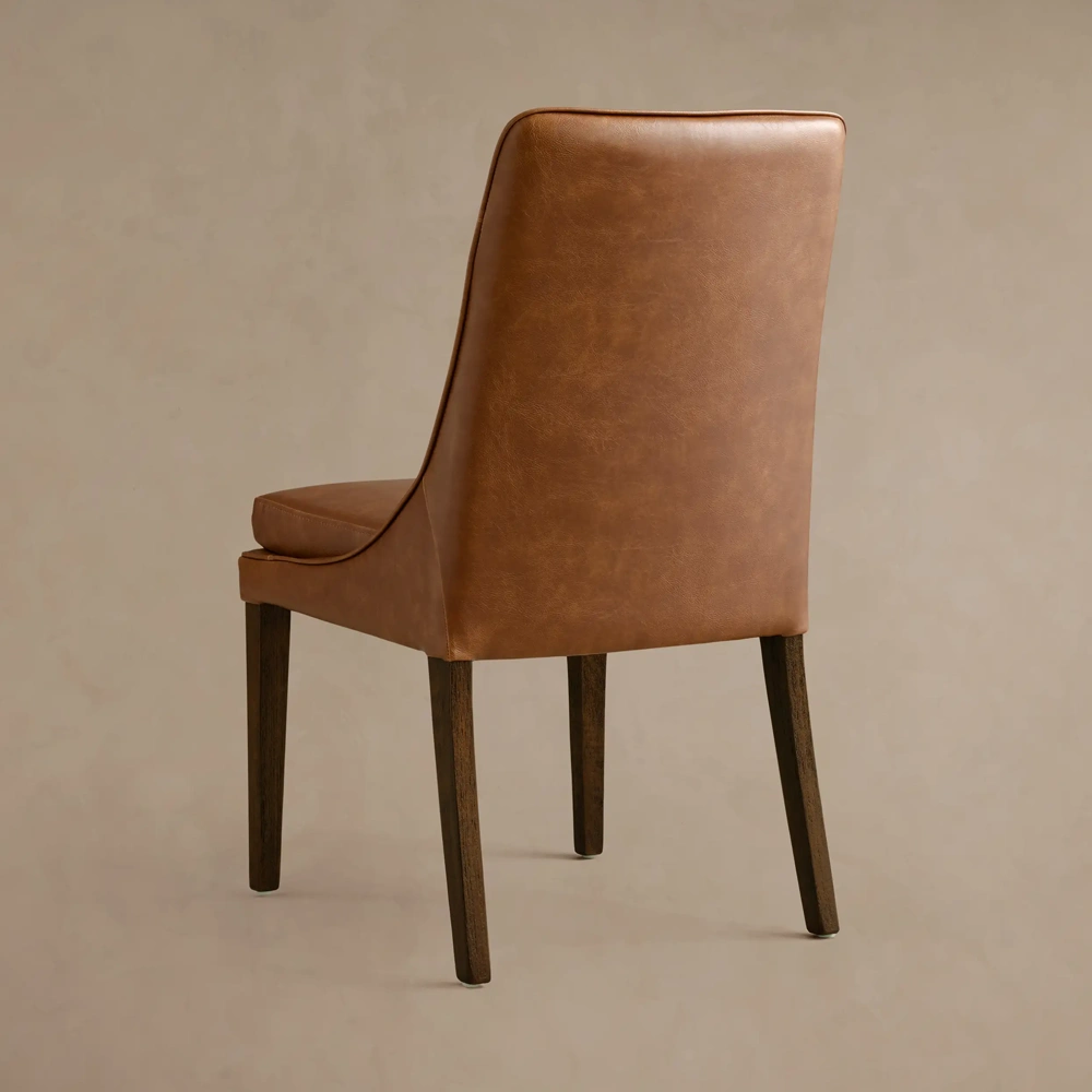 Home Mart Aluna Faux Leather Dining Chair - Image 8