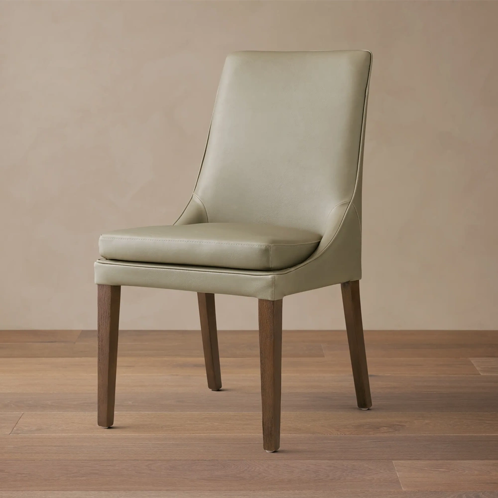 Home Mart Aluna Faux Leather Dining Chair - Image 7