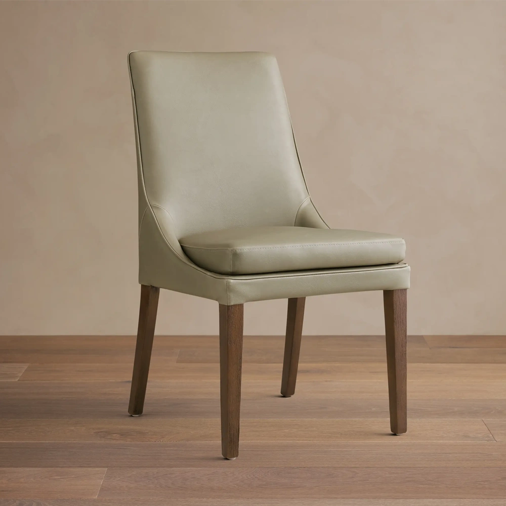 Home Mart Aluna Faux Leather Dining Chair - Image 6