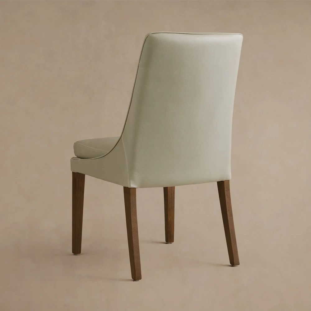 Home Mart Aluna Faux Leather Dining Chair - Image 4