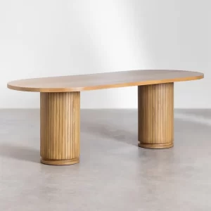 Home Mart Olive Oval Dining Table