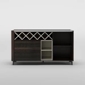 Home Mart Opera House Smoked Veneer Sideboard