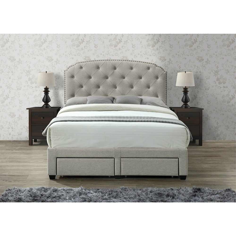 Home Mart Pogradec Tufted Storage Bed - Image 3