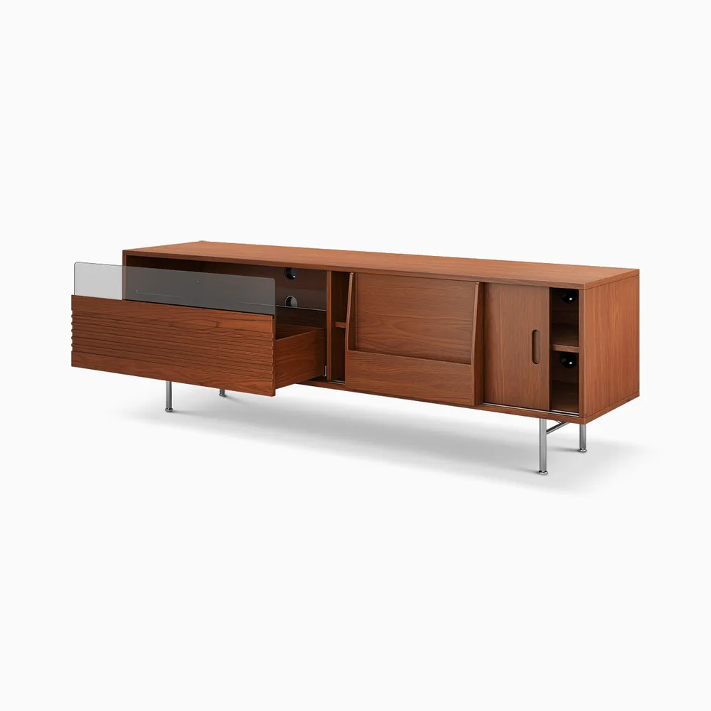 Home Mart Raymond Wood TV Stand - Image 11