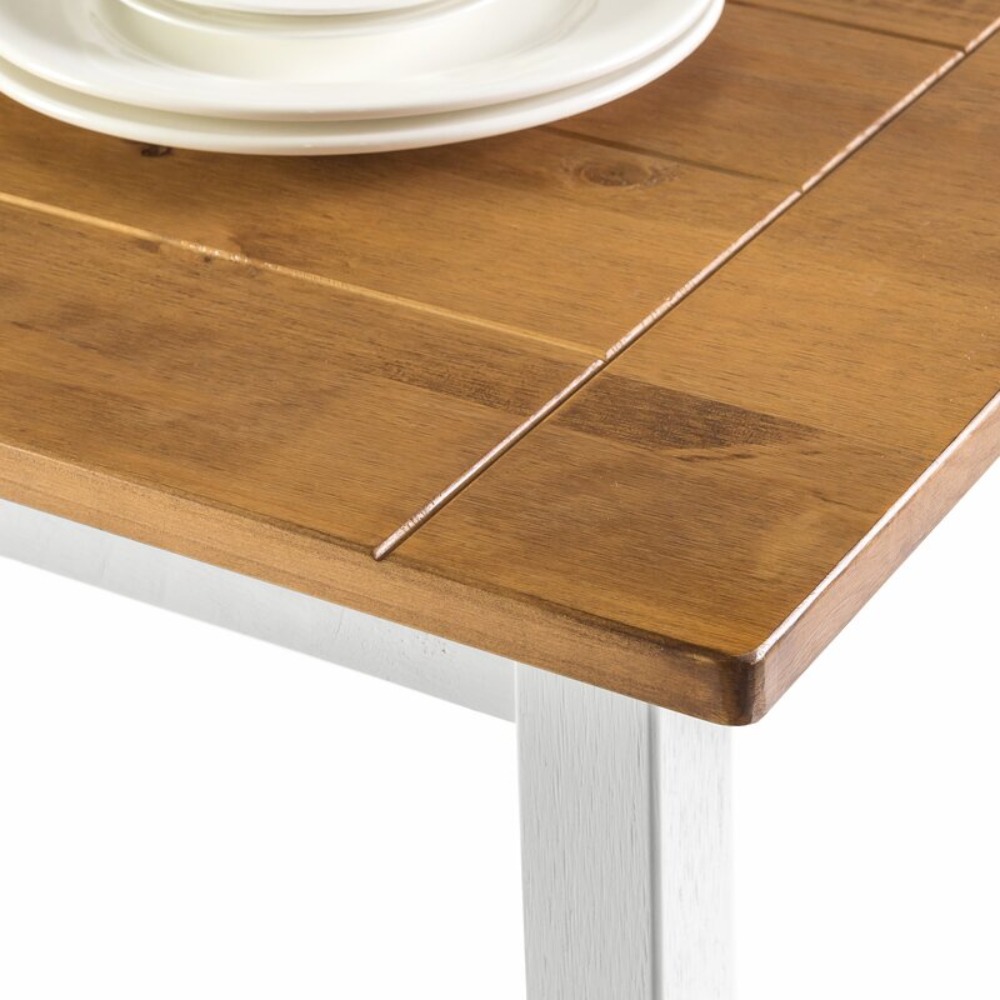 Home Mart Reagan Wooden Dining Table - Image 4