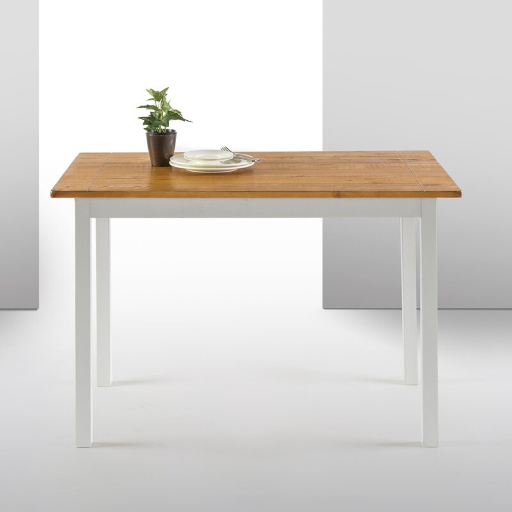 Home Mart Reagan Wooden Dining Table - Image 3