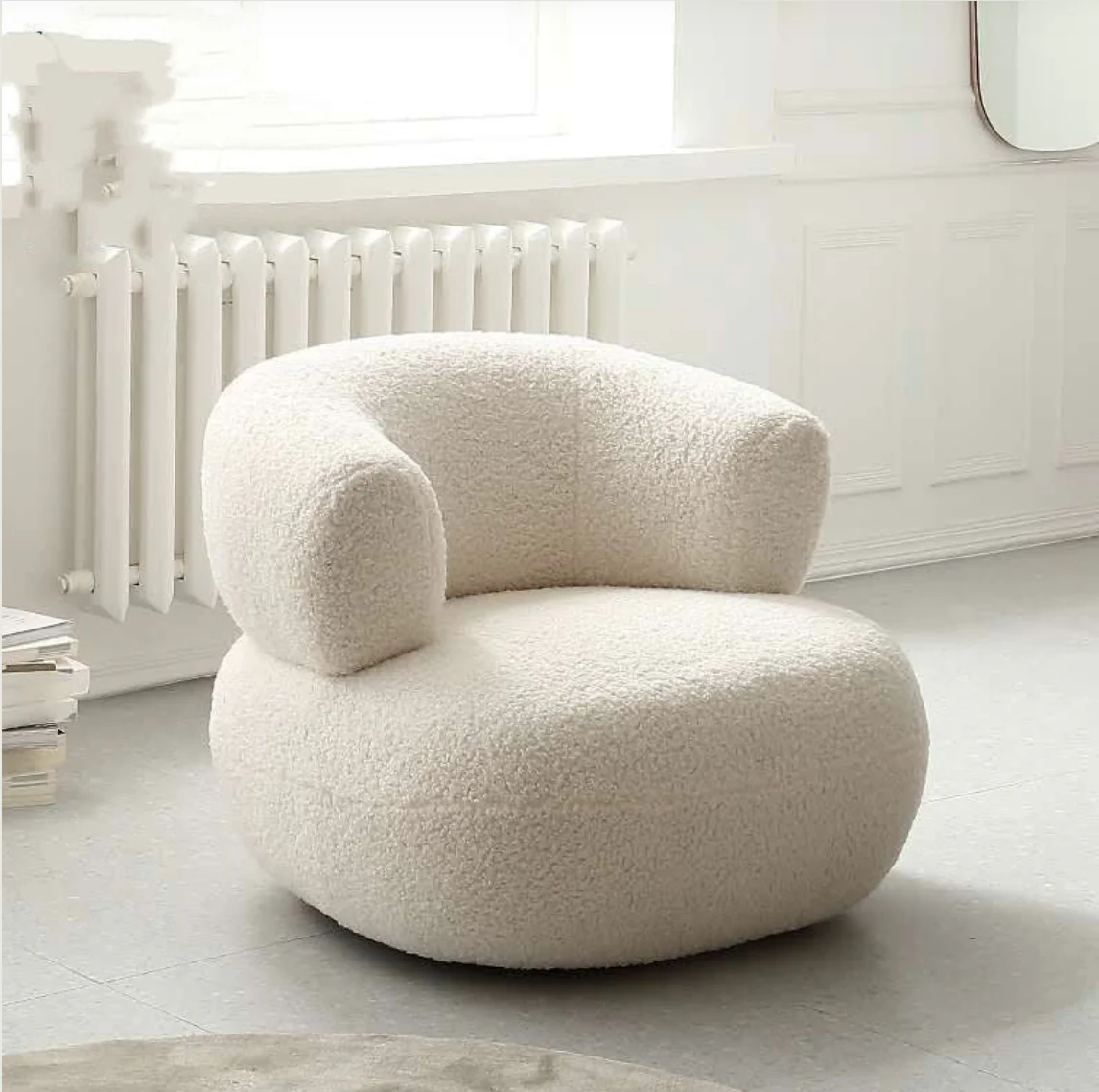 Home Mart Reya Boucle Armchair - Image 6
