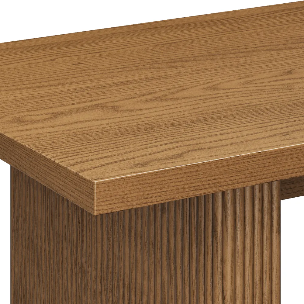 Home Mart Rolf Wood Dining Table - Image 8