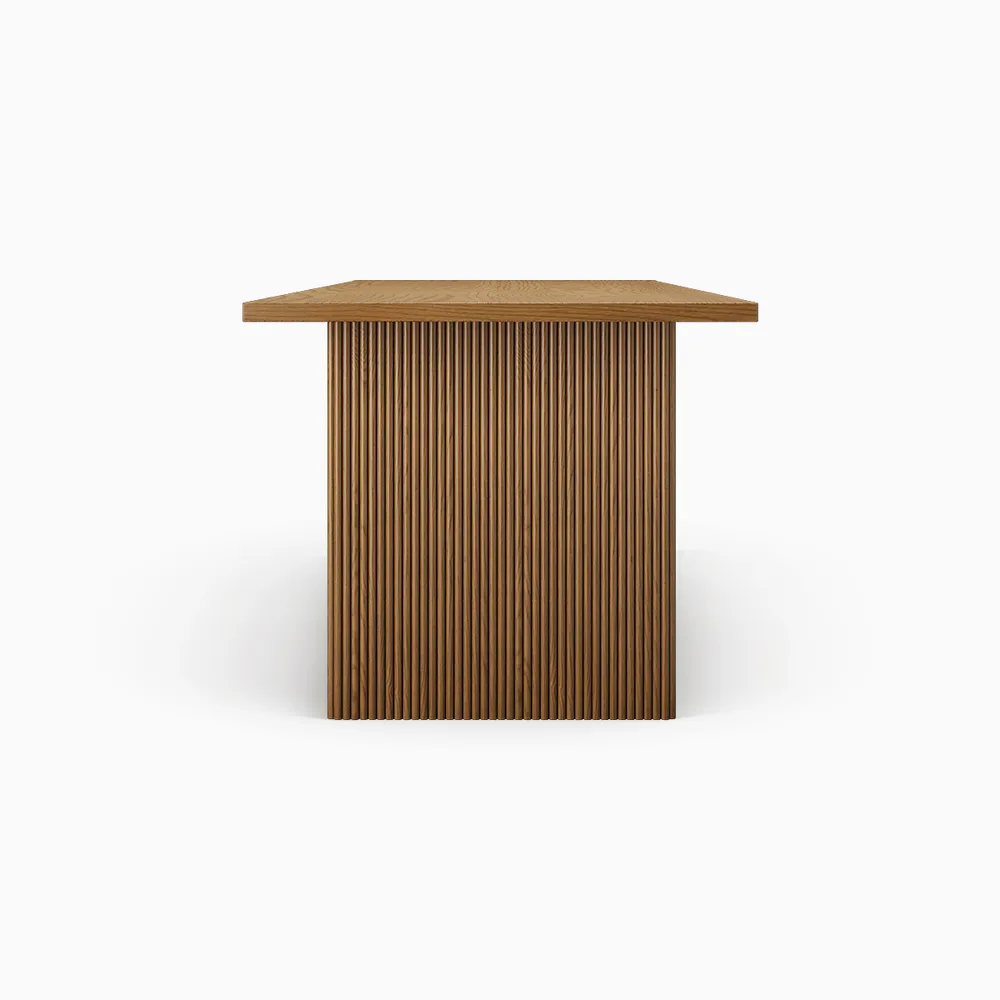 Home Mart Rolf Wood Dining Table - Image 7