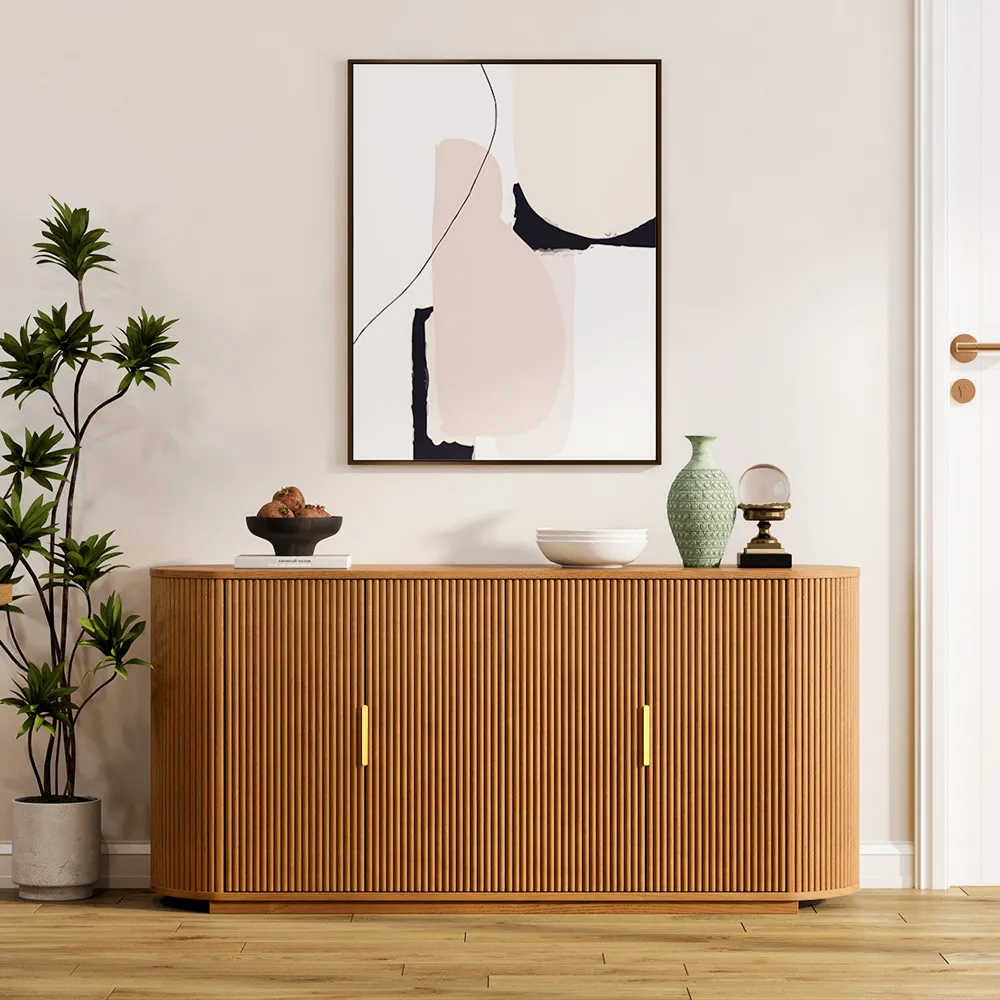 Home Mart Rolf Wood Sideboard - Image 2