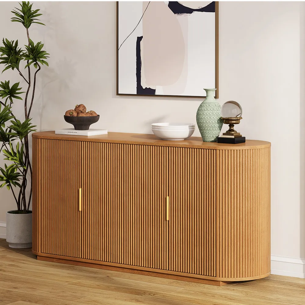Home Mart Rolf Wood Sideboard - Image 3