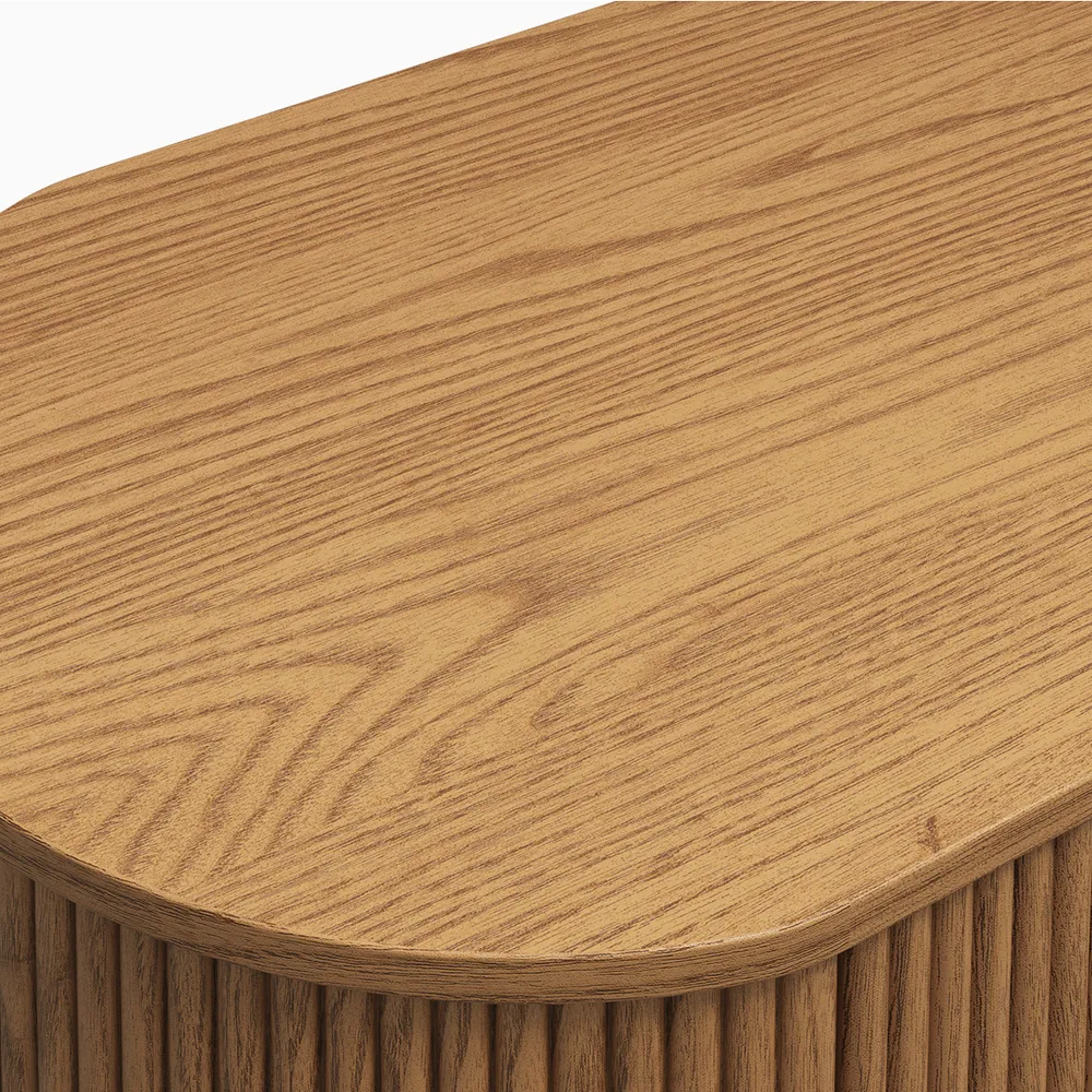 Home Mart Rolf Wood TV Stand - Image 7