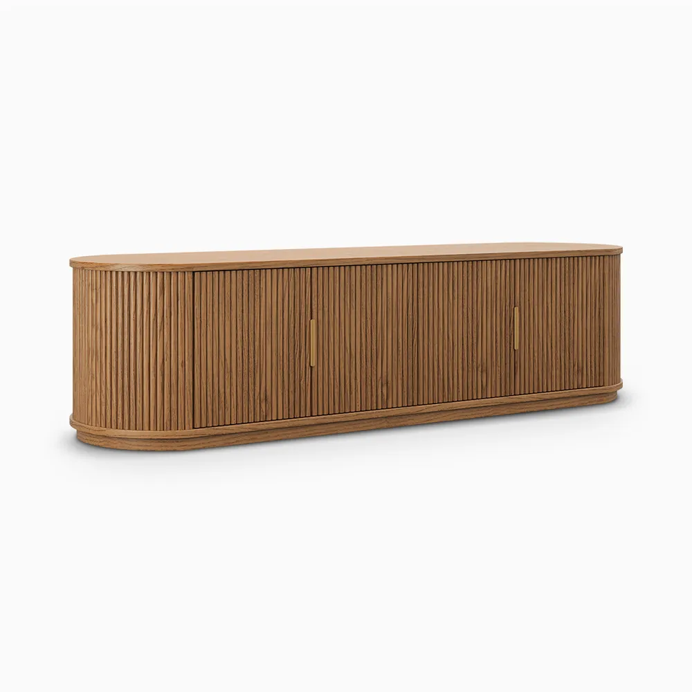 Home Mart Rolf Wood TV Stand - Image 12