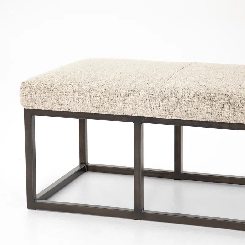 Home Mart Rosie Upholstered Bench - Image 7