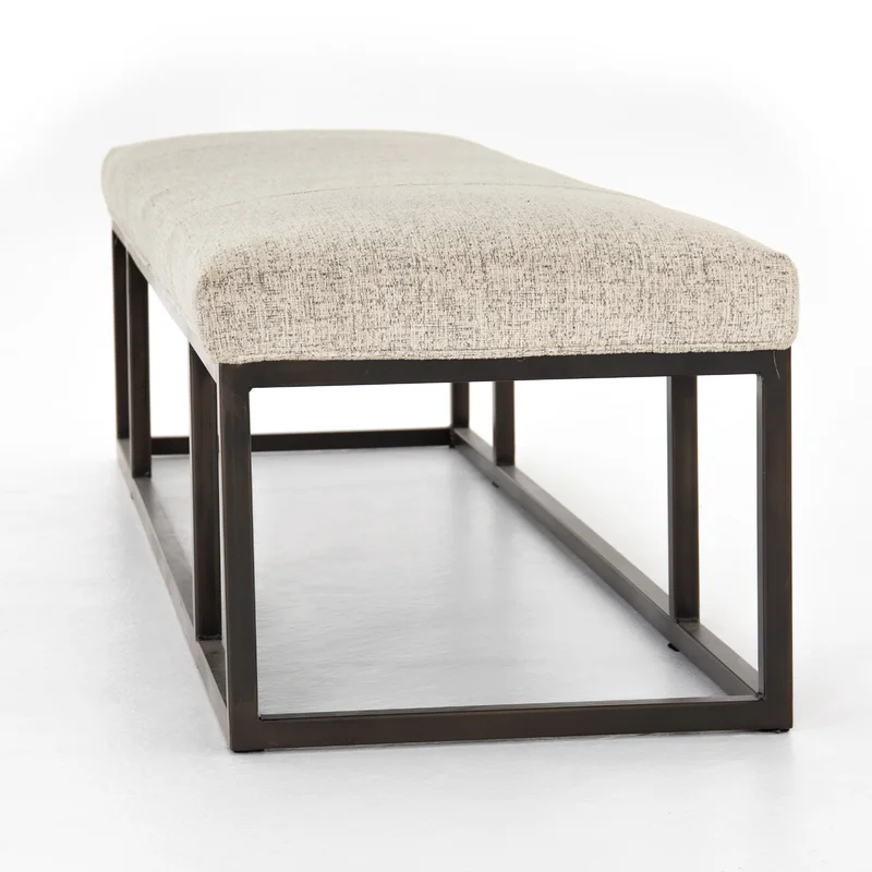 Home Mart Rosie Upholstered Bench - Image 9