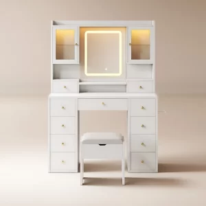 Home Mart Sarah Makeup Vanity Table