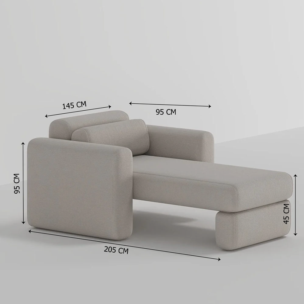 Home Mart Saveria Chaise Lounge - Image 5