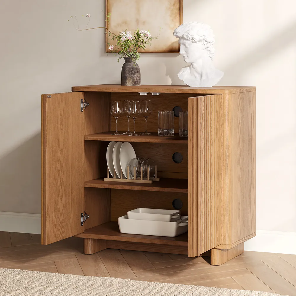 Home Mart Serbia Wooden Sideboard - Image 8