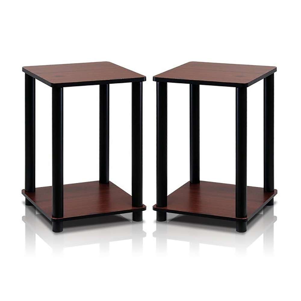Home Mart Set of 2 Wooden End Tables - Image 3