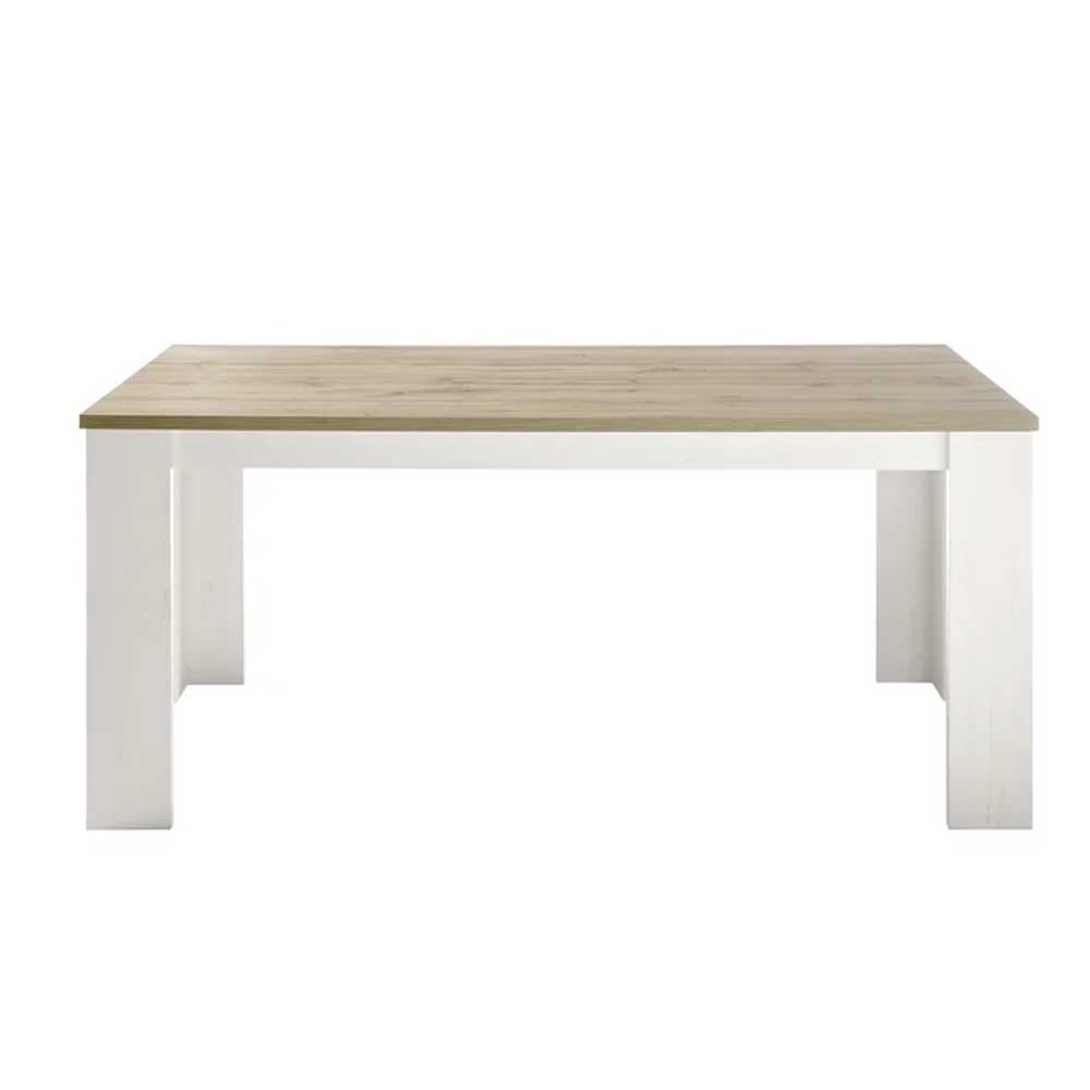 Home Mart Shanell Solid Oak Dining Table - Image 4