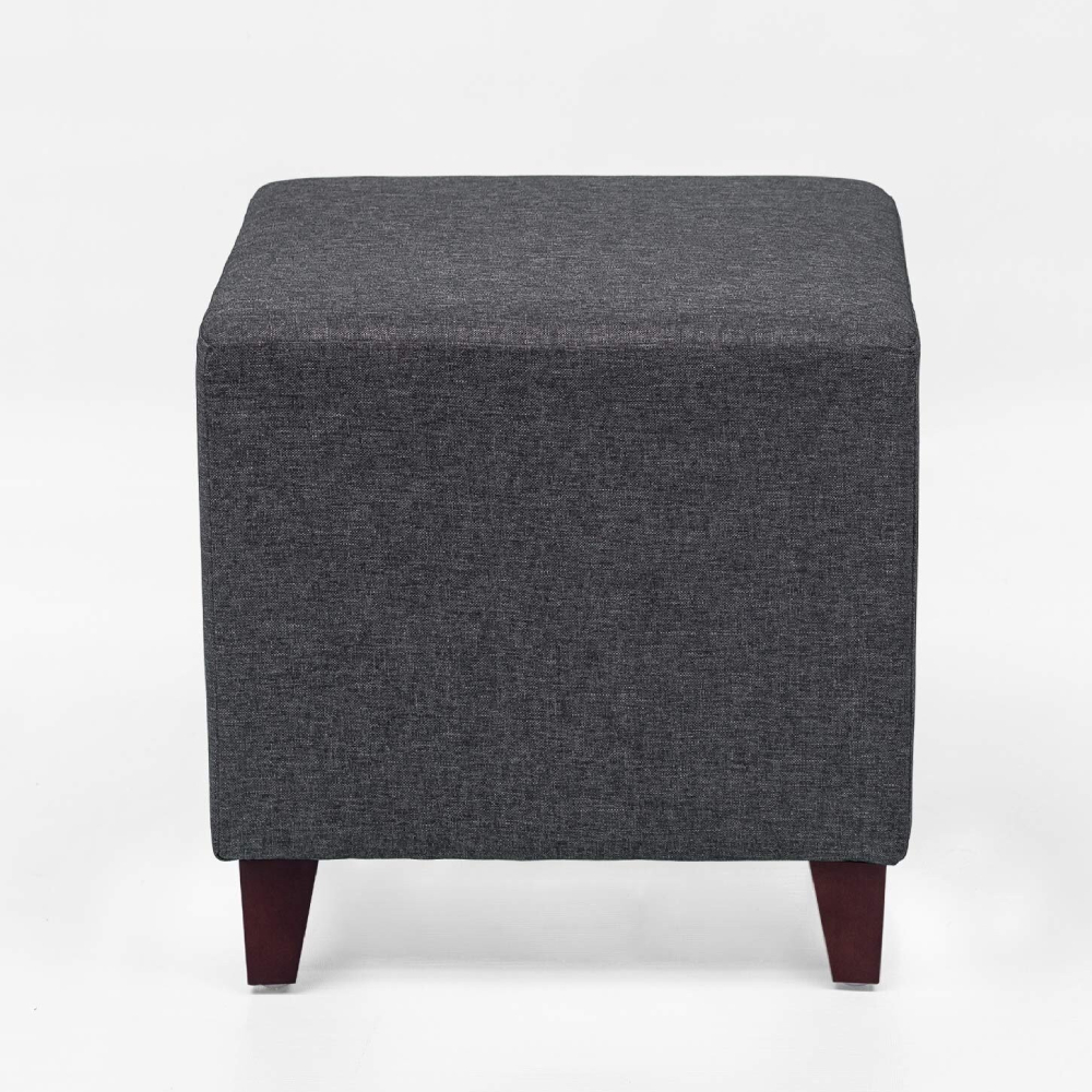 Home Mart Simple British Style Cube Ottoman Footstool, - Image 6
