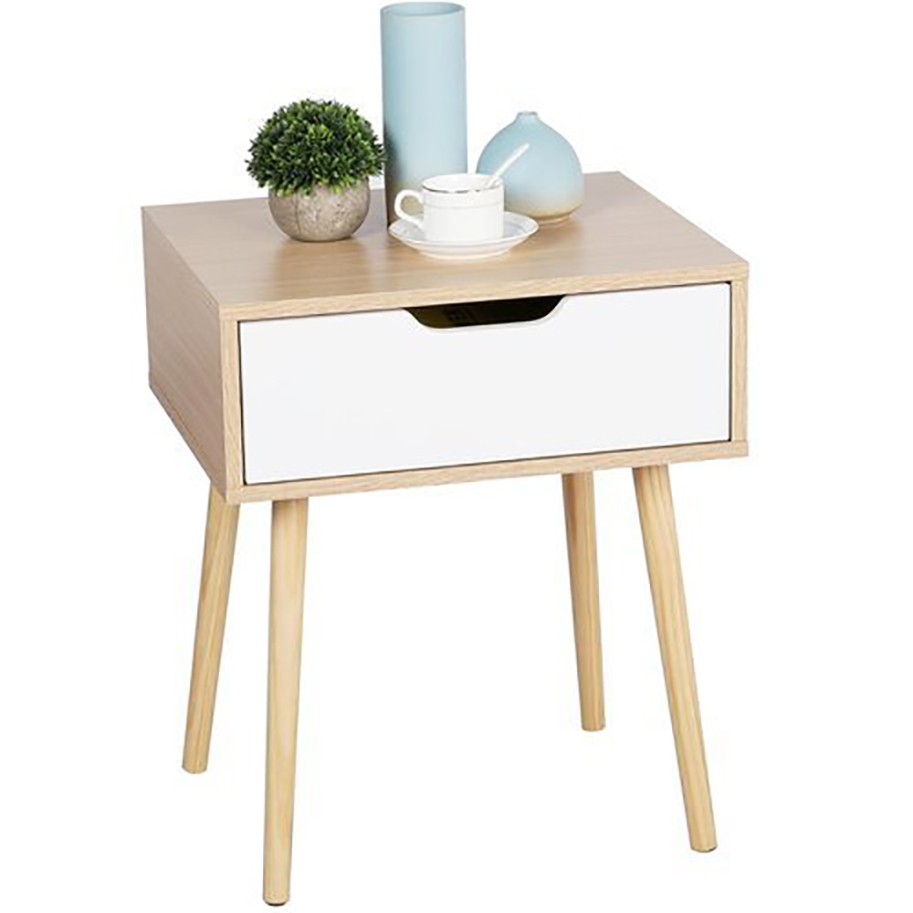 Home Mart Single Drawer Night Stand - Image 4