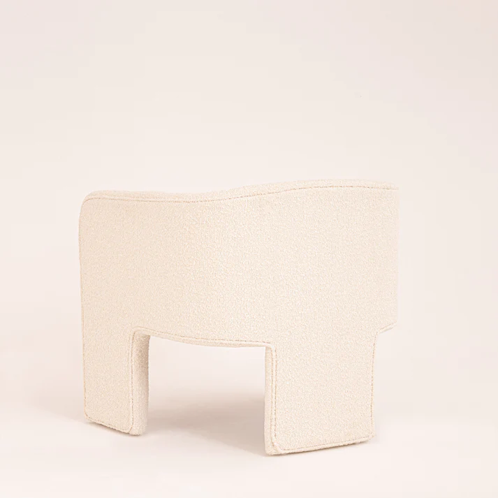 Home Mart Tripod Boucle Chair - Image 5