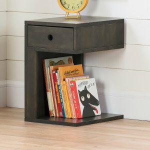 Home Mart Sweedi 1 Drawer Nightstand