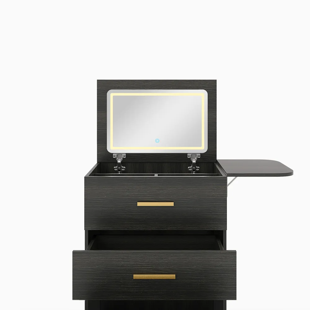 Home Mart Tiffany Flip-Top Makeup Vanity - Image 23