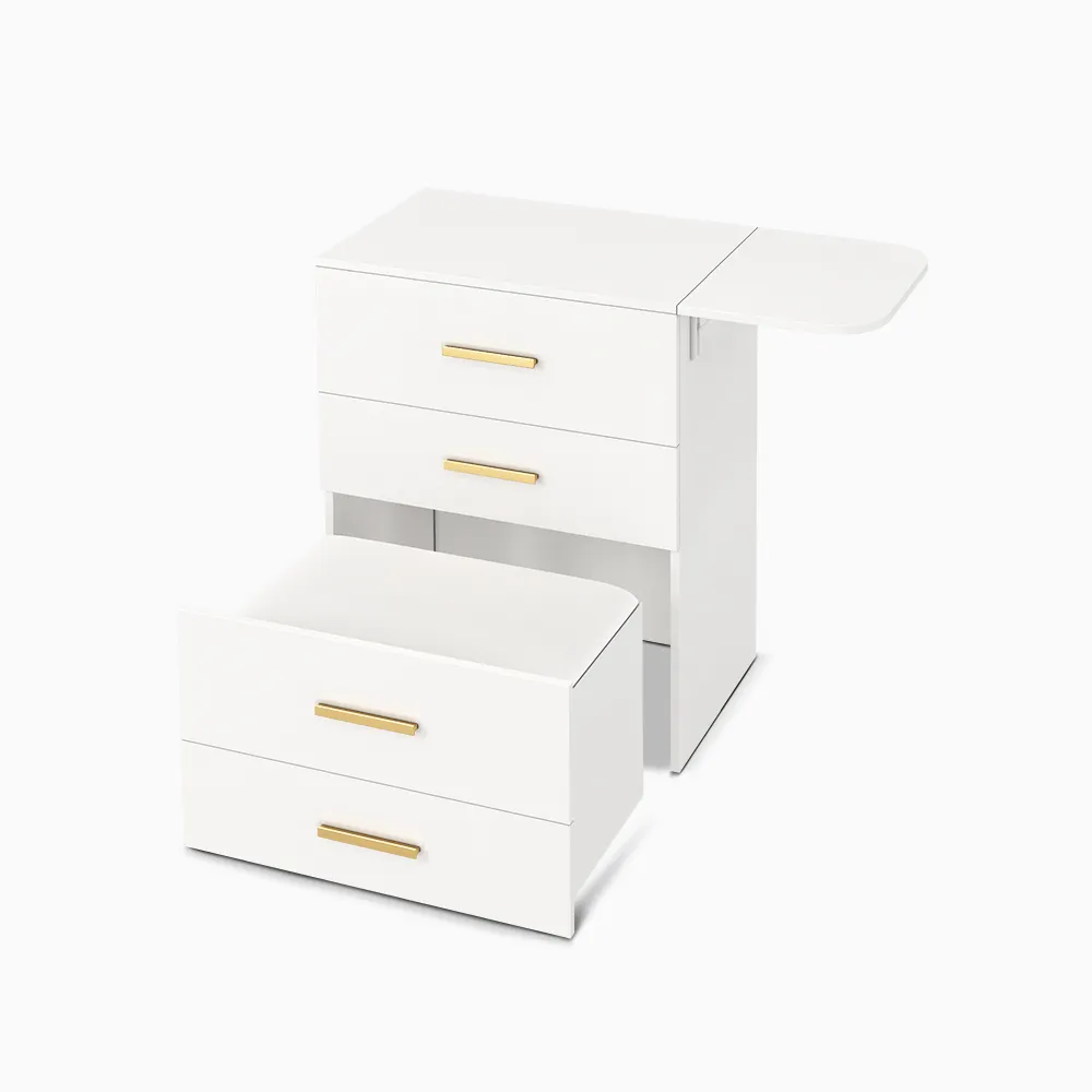 Home Mart Tiffany Flip-Top Makeup Vanity - Image 2