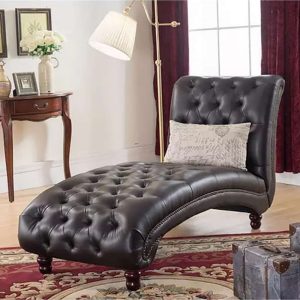 Home Mart Tufted Chaise Lounge Sofa