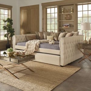 Home Mart Tufted Chesterfield Daybed