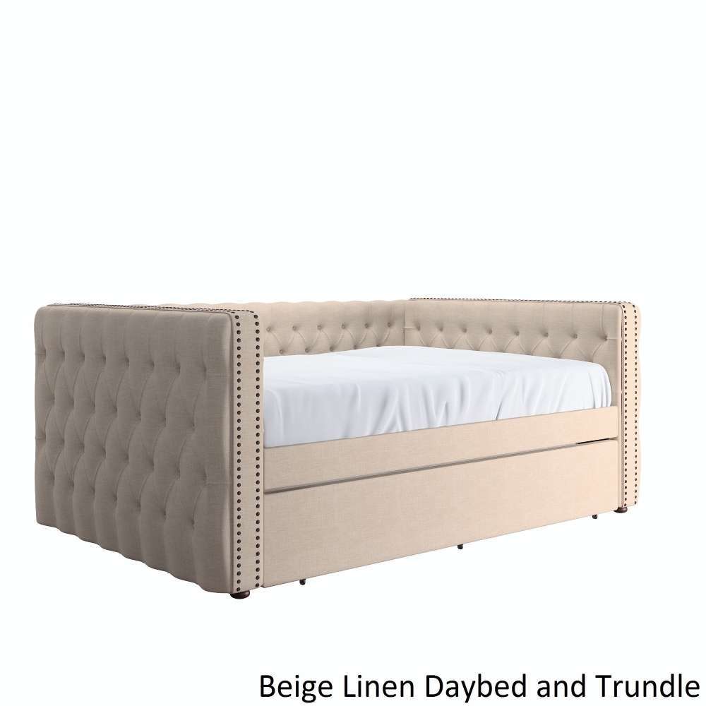 Home Mart Tufted Chesterfield Daybed - Image 3