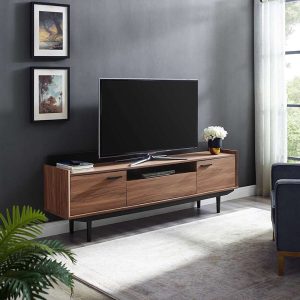 Home Mart Tv stand in walnut black