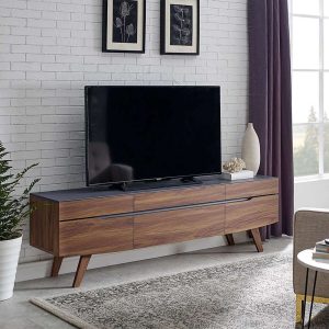 Home Mart Tv stand in walnut gray