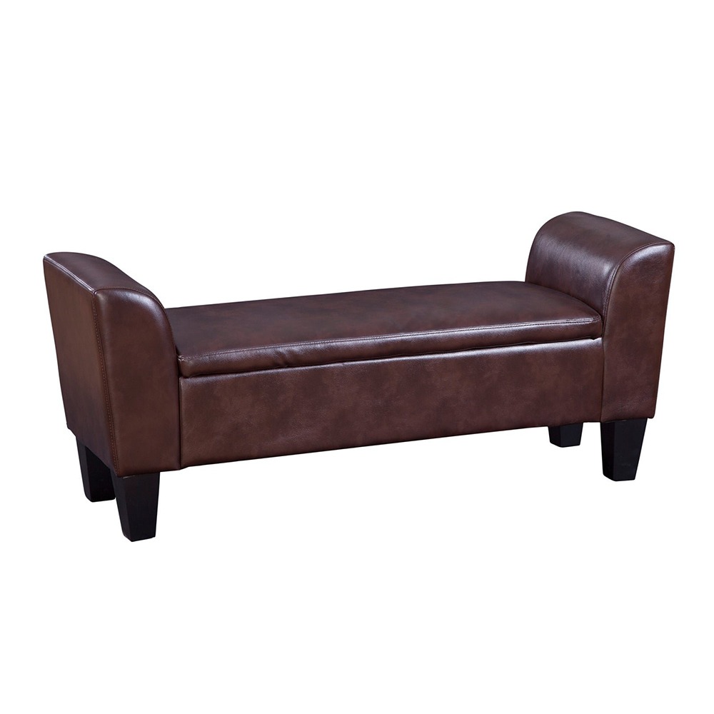 Home Mart Upholstered Claire Storage Bench - Image 2